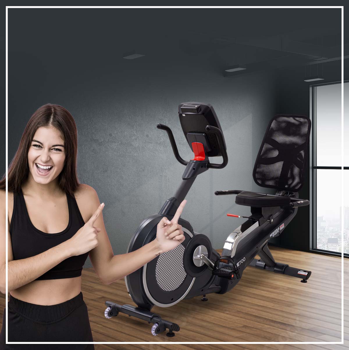 Trainingsprogramme für individuelle Erfolge Miweba Sports Liegeergometer ME700